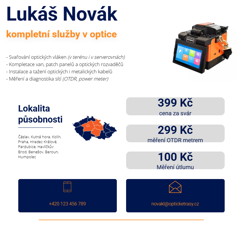 zakladní vizitka – vzor zakladní vizitka - vzor